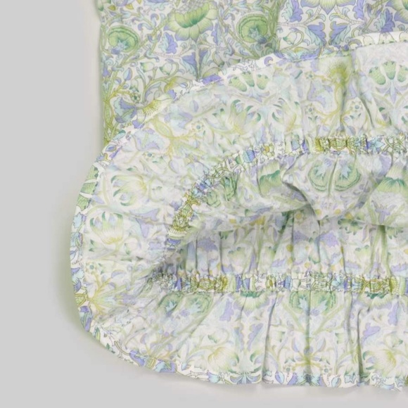 ✨ SALE✨ NWT J.Crew Ruffle Waist Tank Top - Liberty Lodden Fabric - Picture 8 of 8